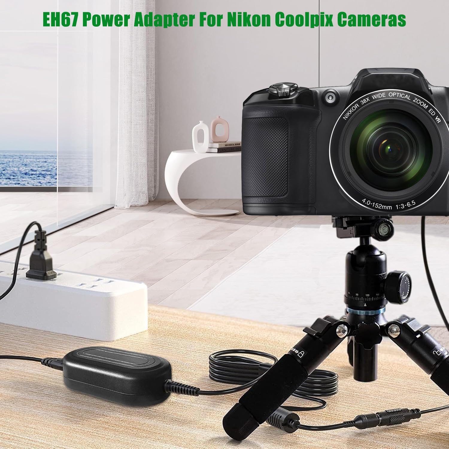 Nikon ACアダプター(L100用) EH-67 2mvetro Nikon EH-67 AC Adapter for Select Nikon Coolpix Cameras 25803